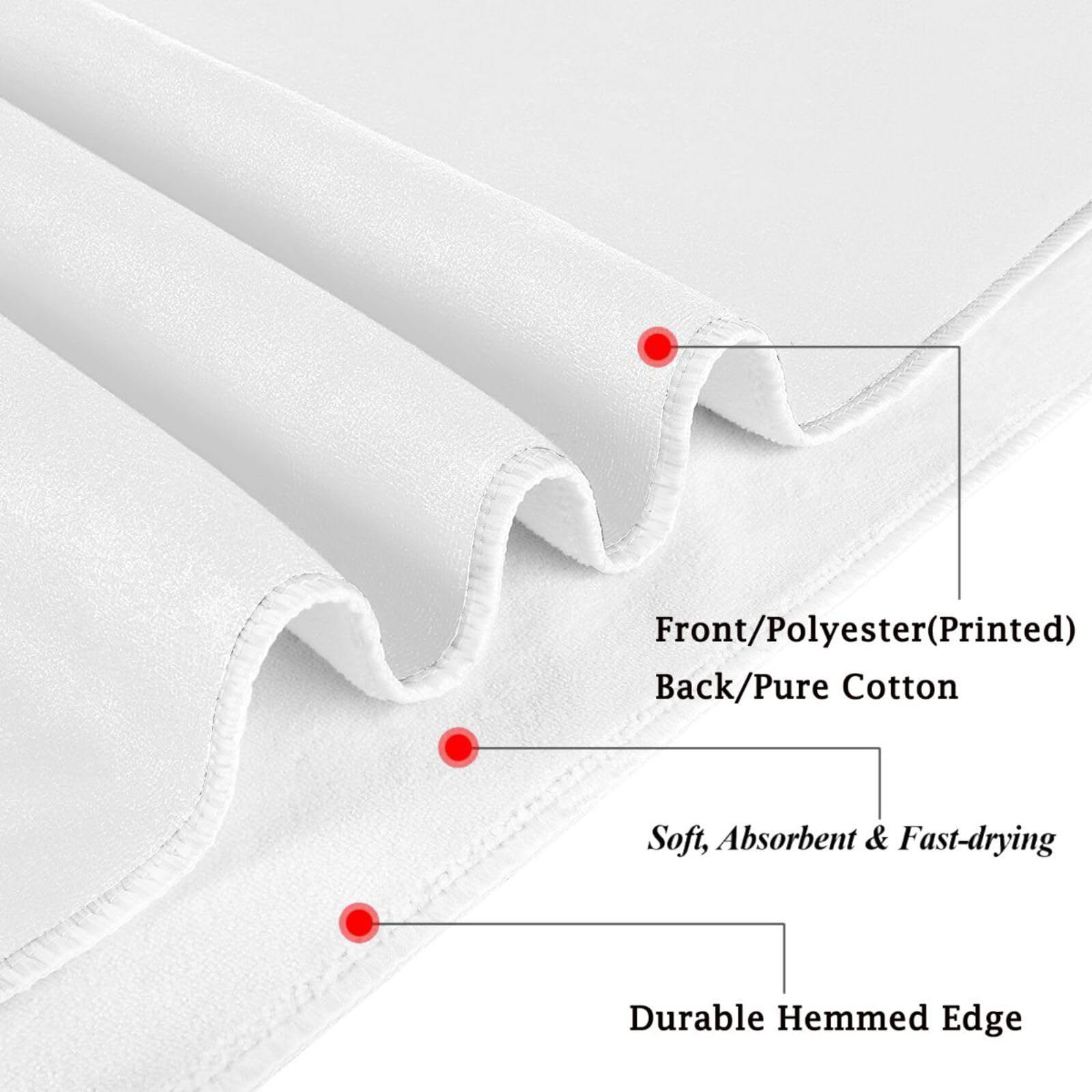 Naanle 3D Stylish Gold Marbling Print Soft Large Hand Towels Multipurpose For Bathroom, Hotel, Gym And Spa (16'' X 30'',Black Fl